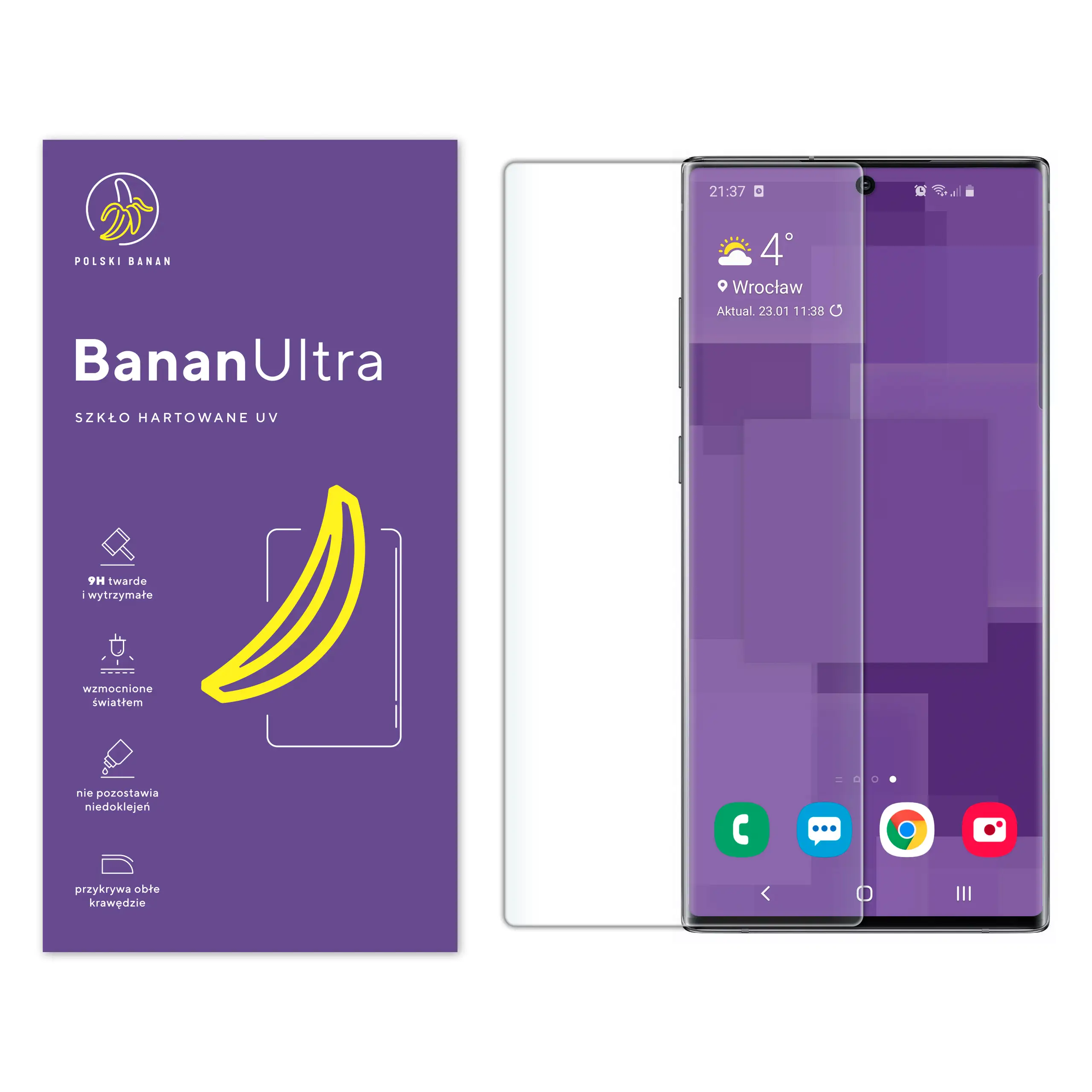 Szkło hartowane UV Polski Banan BananUltra do Samsung Galaxy Note 10 Plus